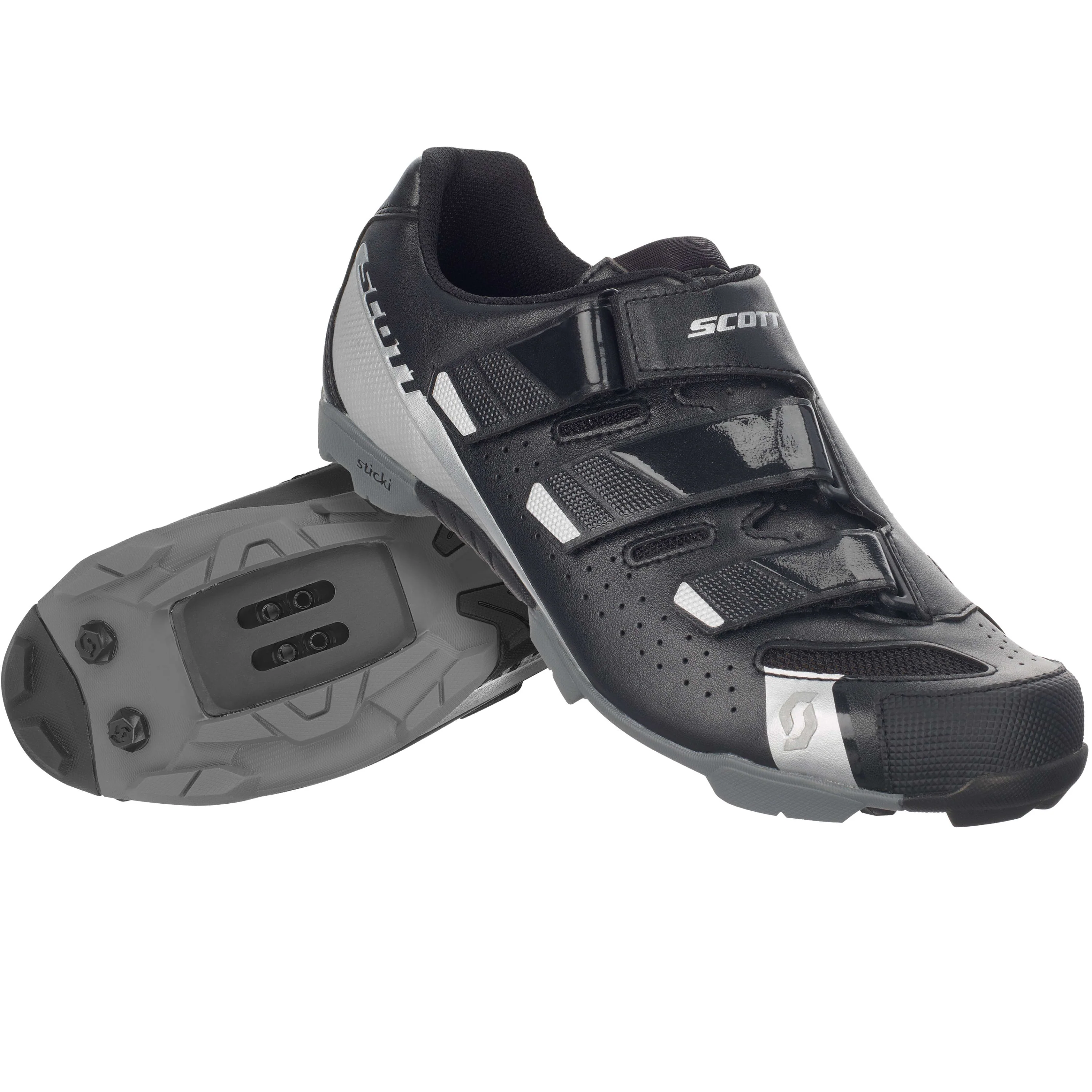Scott Mtb Comp RS Ladies Shoes - Black / Silver - Image 4