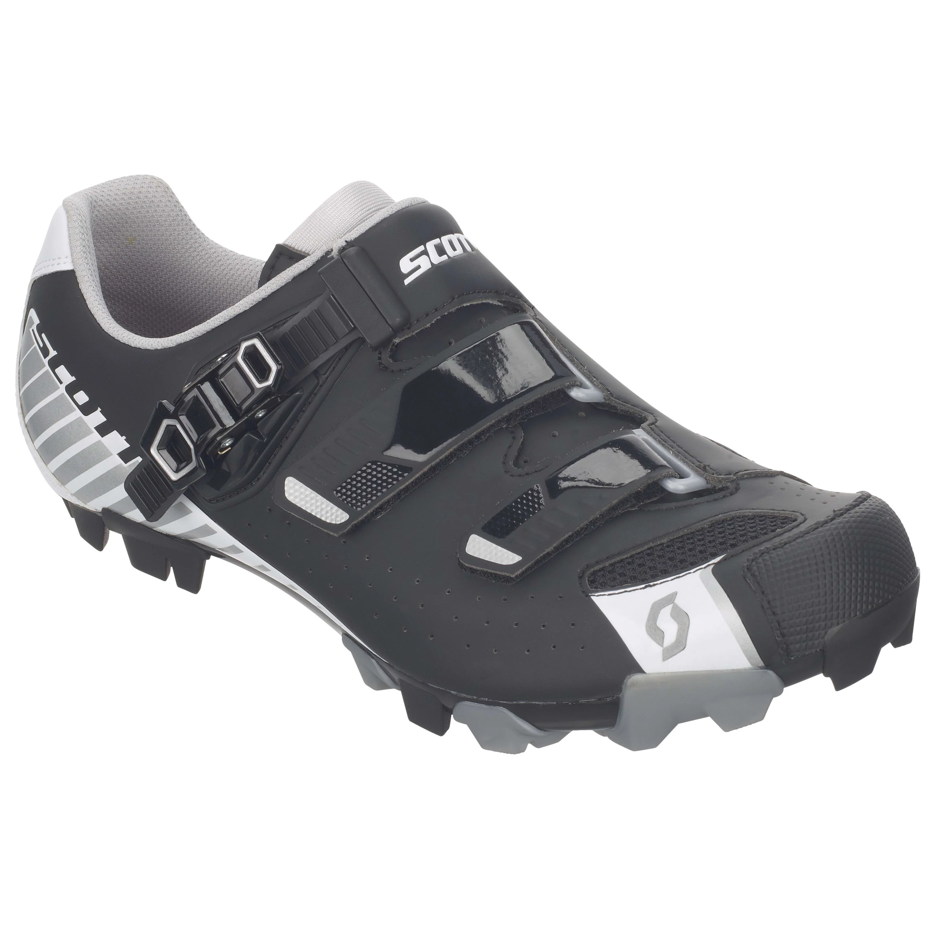 Scott Mtb Pro Shoes - Matte Black / Gloss White - Image 3