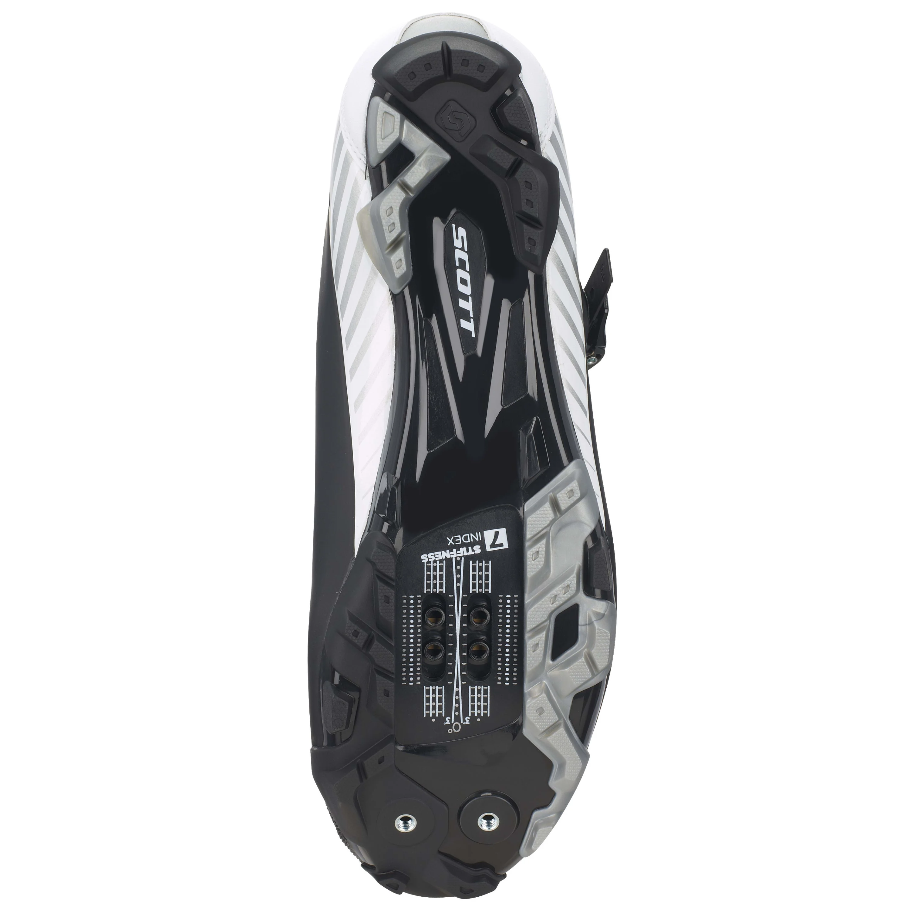 Scott Mtb Pro Shoes - Matte Black / Gloss White - Image 4