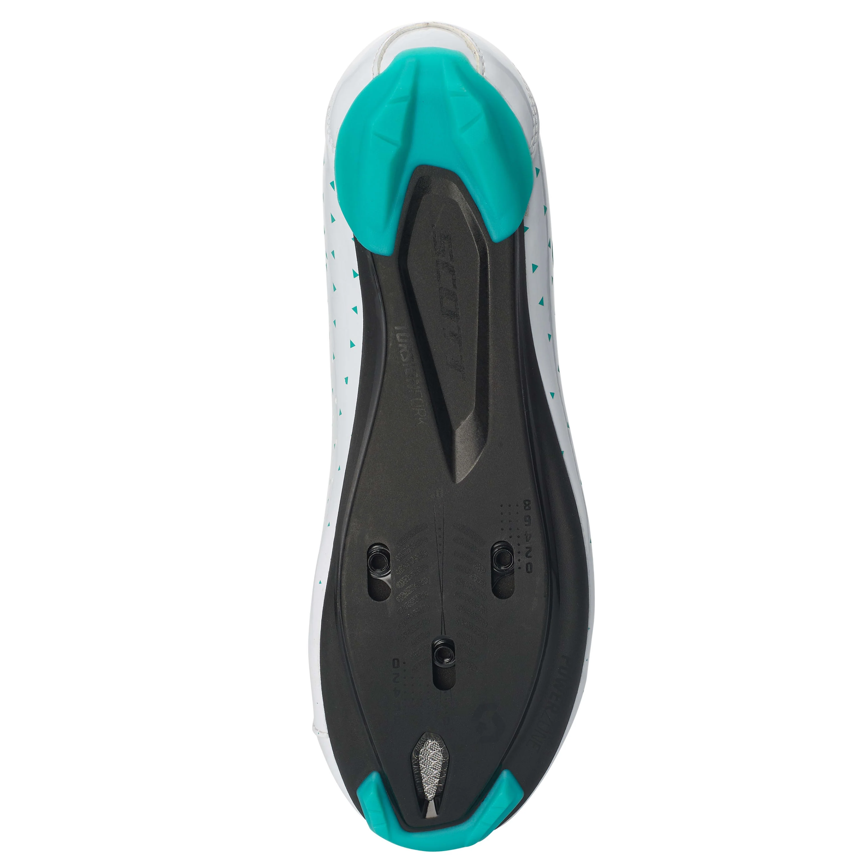 Scott Comp Boa Womens Road Shoes - Gloss White / Turquoise Blue - Image 6